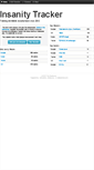 Mobile Screenshot of insanitytracker.com